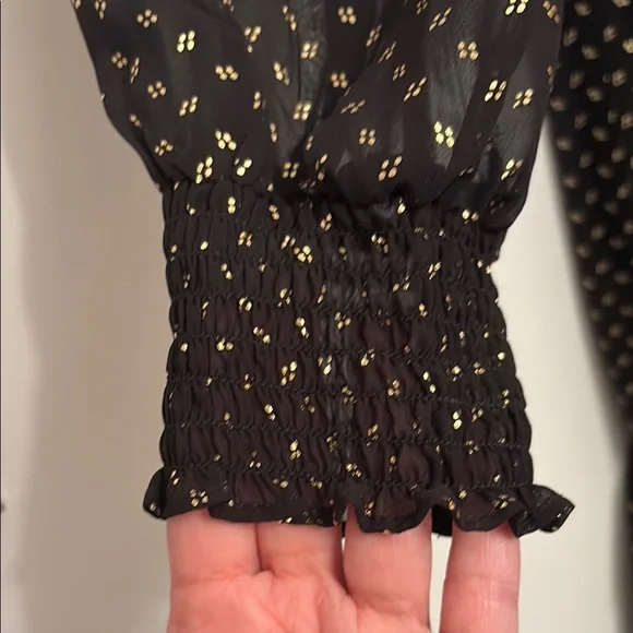 NWT Vince Camuto Black and Gold Dress; Perfect for New Years Eve - Picture 7 of 15